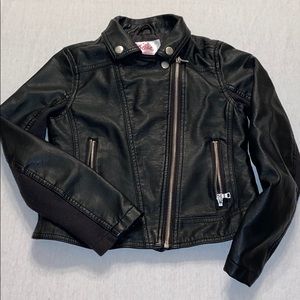 Justice Girls Black Biker Jacket-8
